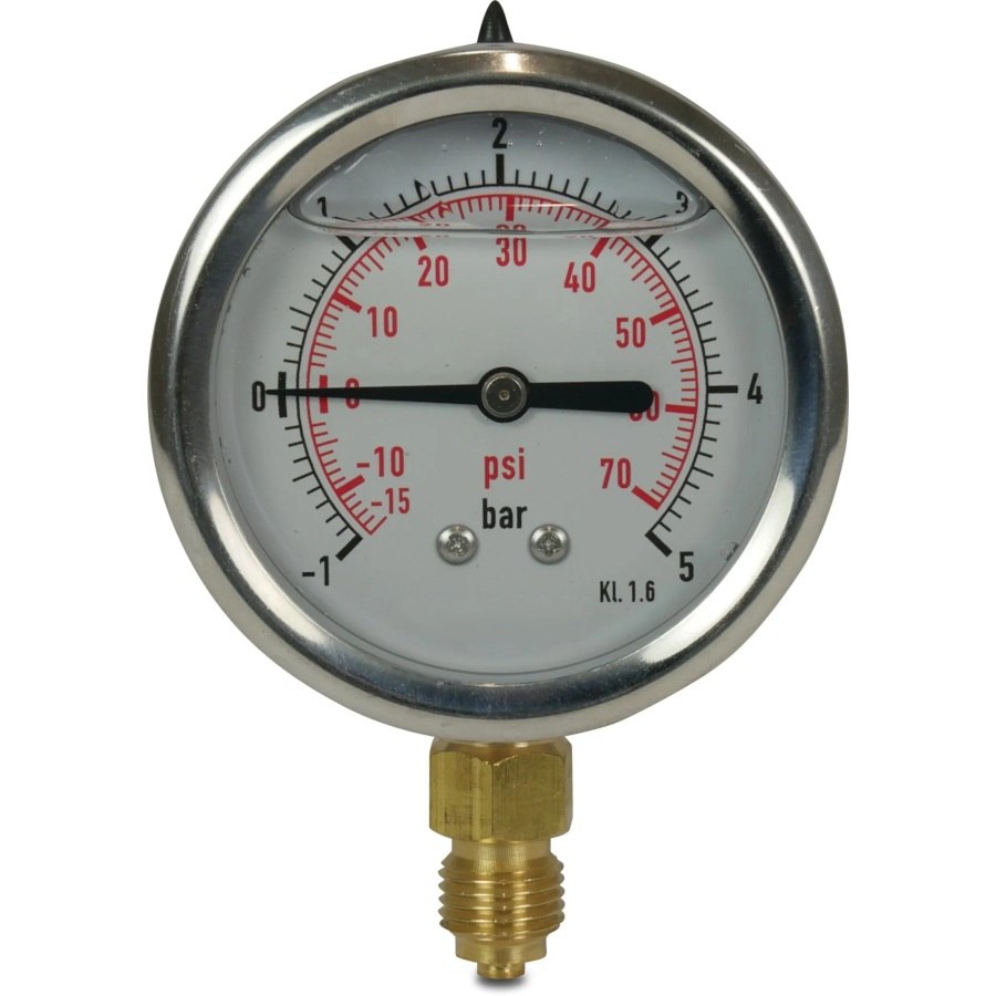 Wakuometr Ø 63 mm - przyłącze radialne